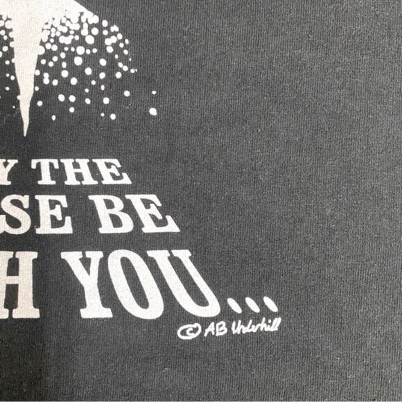 Vintage 99 Jerzees Prairie Song May the Horse Be With You Graphic T Shirt M - Picture 8 of 14